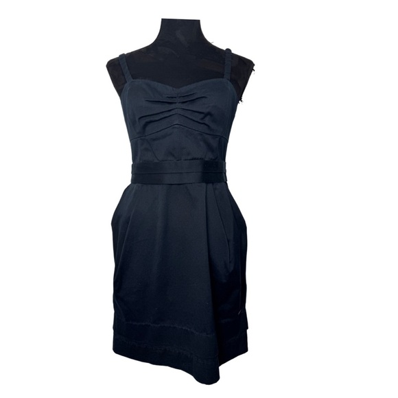 Aritzia Wilfred Sleeveless Sheath Mini Dress Black - Picture 2 of 12